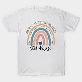 CCU Nurse Boho Rainbow T-Shirt